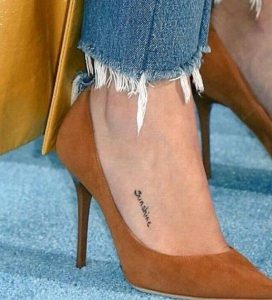 Selena Gomez Sunshine Tattoo