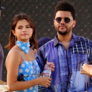 Selena Gomez with The Weeknd