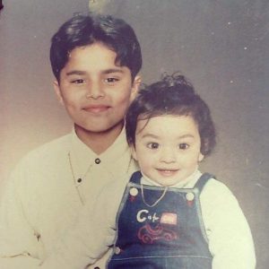 Money Singh and His Brother's Childhood Picture
