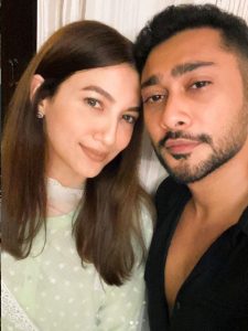 Zaid Darbar with his rumoured girlfriend, Gauhar Khan
