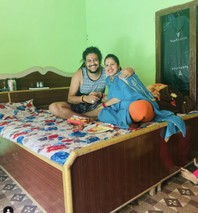 Hansraj Raghuwanshi with his Sister
