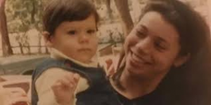 Can Yaman Childhood Picture with his Mother