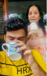 Harsh-gujral-with-his-mother-the-celeb-bio Harsh-gujral-with-his-mother