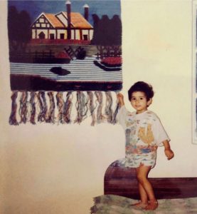Childhood picture of Disha Parmar