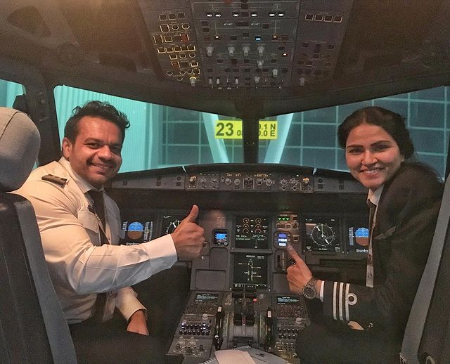 Gaurav taneja and Flying Beast with his wife, Ritu Rathee (Pilots)