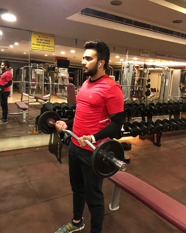 Adil Khan Durrani in a gym