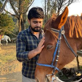 Adil Khan Durrani loves horse riding
