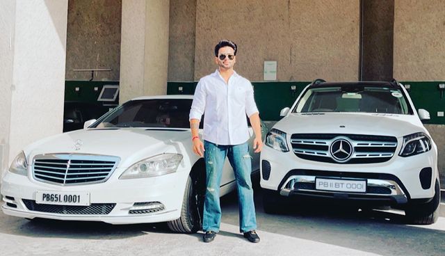 Mankirt Aulakh with his cars