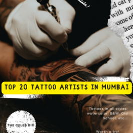 Top 20 tattoo artists in Mumbai