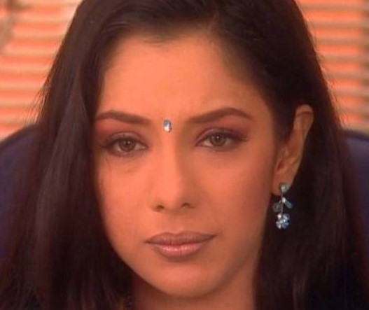 Rupali Ganguly in a still from the television serial Sanjivani