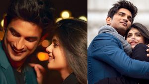 Sushant Singh Rajput and Sanjana Sanghi in Dil Bechara