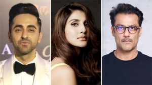 Ayushmann Khurrana, Vaani Kapoor and Abhishek Kapoor