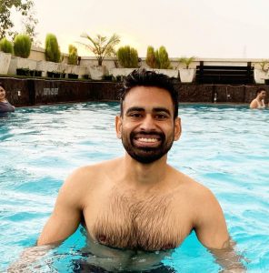 Vivek Mittal loves swimming