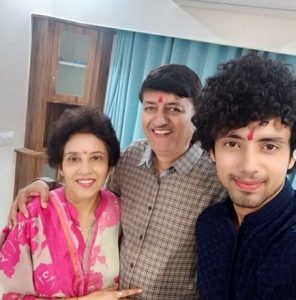 Rohan Rai with his Parents