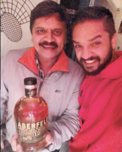 Kshitij Ravi Prasad with his Father | The Celeb Bio