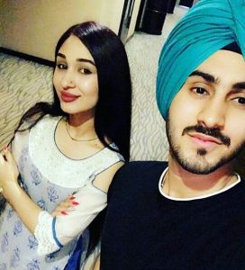 Rohanpreet Singh with his ex girlfriend, Mehrnigori Rustam