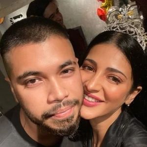 Santanu Hazarika with rumoured girlfriend, Shruti Haasan
