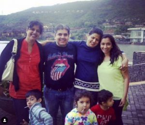 Rajeev Masand with his family and friends