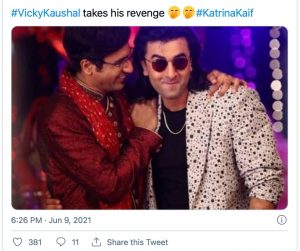 Katrina Kaif and Vicky Kaushal relationship confirmed- Ranbir Kapoor memes from Sanju Movie