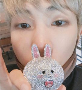 Kim Nam-joon aka RM (rapper) loves cute things