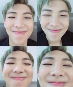 Kim Nam-joon aka RM (rapper) loves selfies