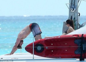 Justin Timberlake Doing Yoga