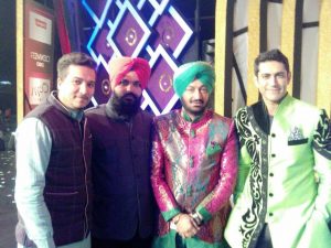 Manmeet Singh with Malkeet Singh and Tarun Khanna