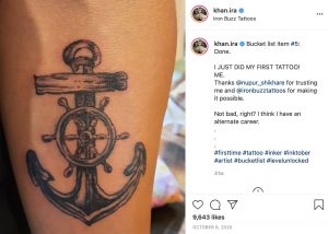 Ira Khan did her first tattoo on her boyfriend, Nupur