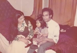 Kundra with his family