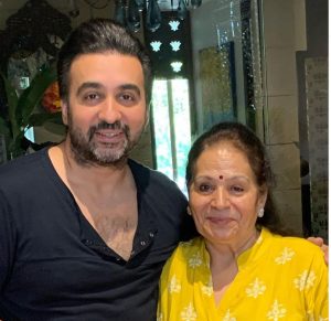 Kundra Raj with his mother