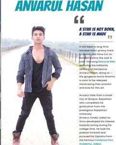 Actor and Model Anvarul Hasan Annu in a magazine
