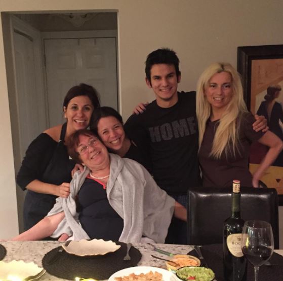 Güldem Yaman with her family
