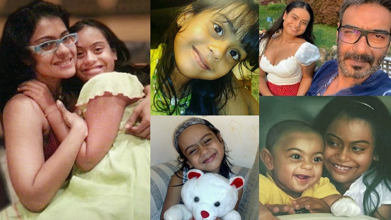 Nysa Devgan childhood pictures with her mother and father