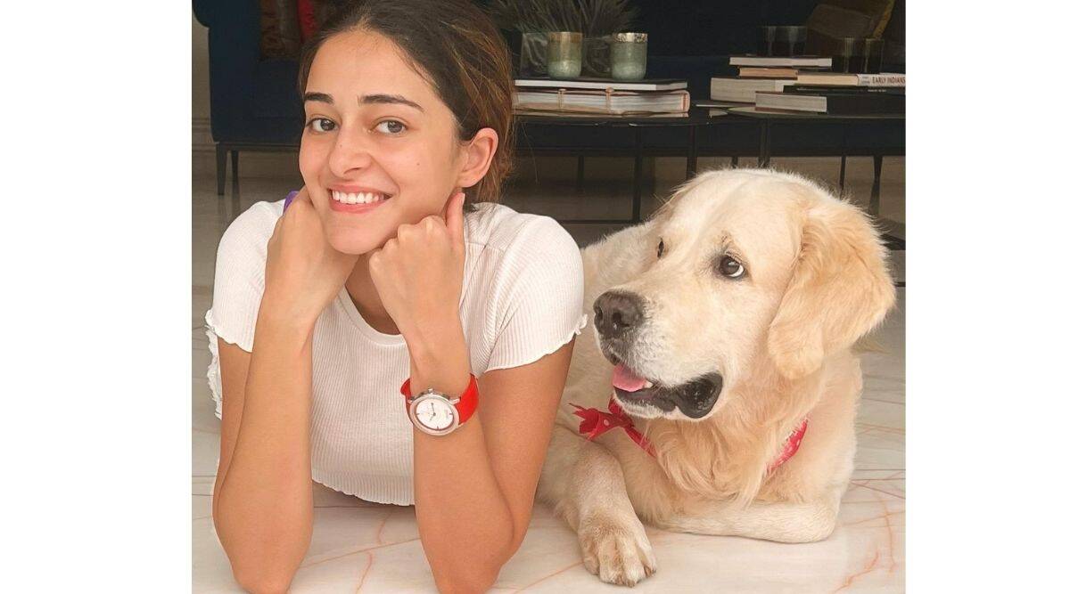 Ananya Panday Facts - She owns a pet dog named Fudge