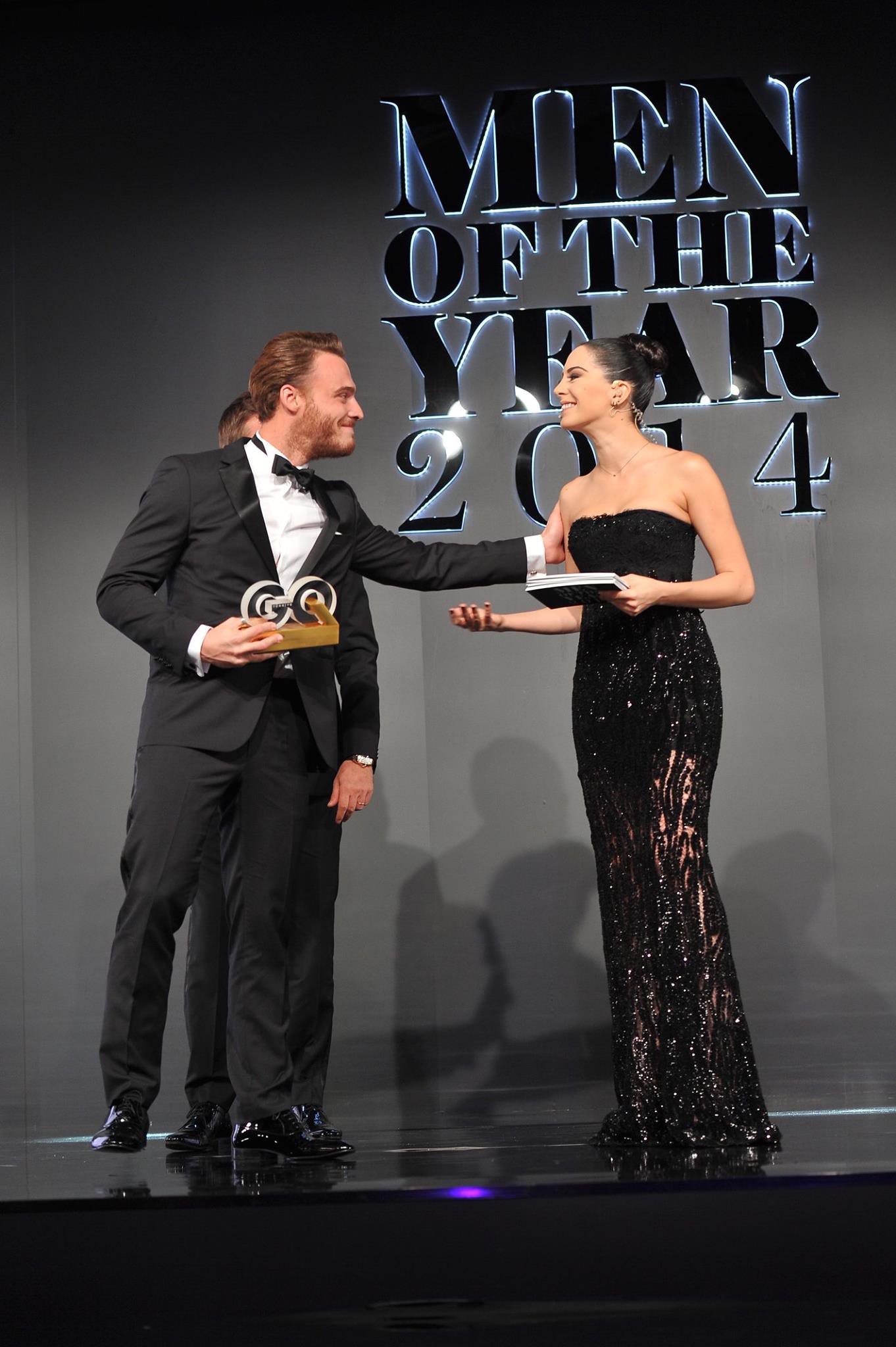 Kerem Bursin won Men of the Year Award 2014