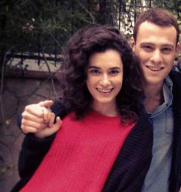 Kerem Bürsin with Hande Dogandem, ex-girlfriend