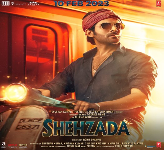 Shahzada Movie poster (Kartik Aaryan)