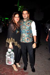 Sidharth Anand with his wife, Mamta Anand