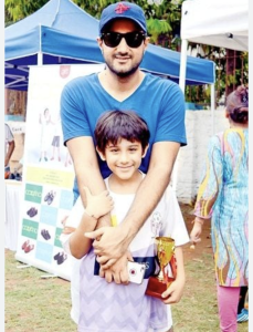 Sidharth Anand with his son, Ranveer Anand