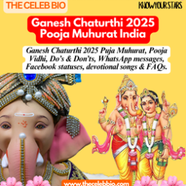 Chaturthi 2025 Pooja Muhurat India”
