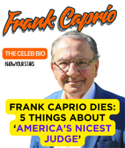 Frank Caprio Biography - The Celeb Bio