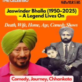 Jaswinder Bhalla Death Biography 2025 -Jaswinder Bhalla (1950–2025)