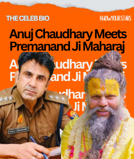 PREMANAND MEETS ANUJ CHAUDHARY