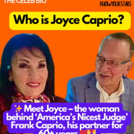 ✨ Meet Joyce – the woman behind ‘America’s Nicest Judge’ Frank Caprio, his partner for 60+ years ❤️👩‍❤️‍👨