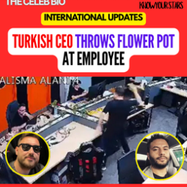 Turkish CEO Flower Pot Incident